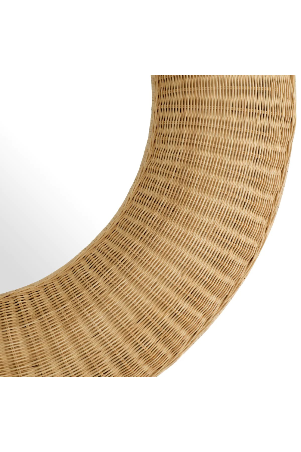 Round Handwoven Rattan Mirror Idora | Eichholtz Miami