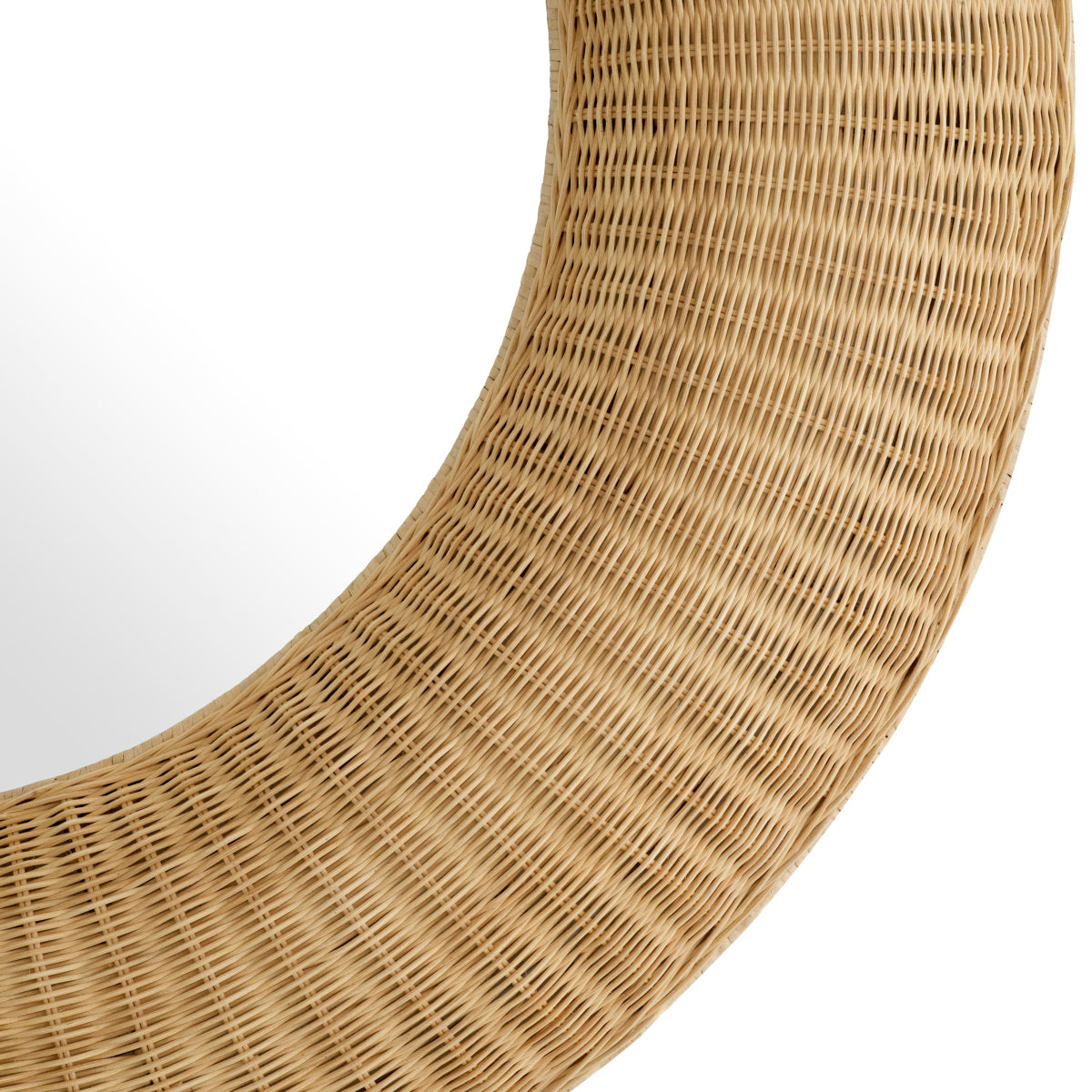 Round Handwoven Rattan Mirror Idora | Eichholtz Miami