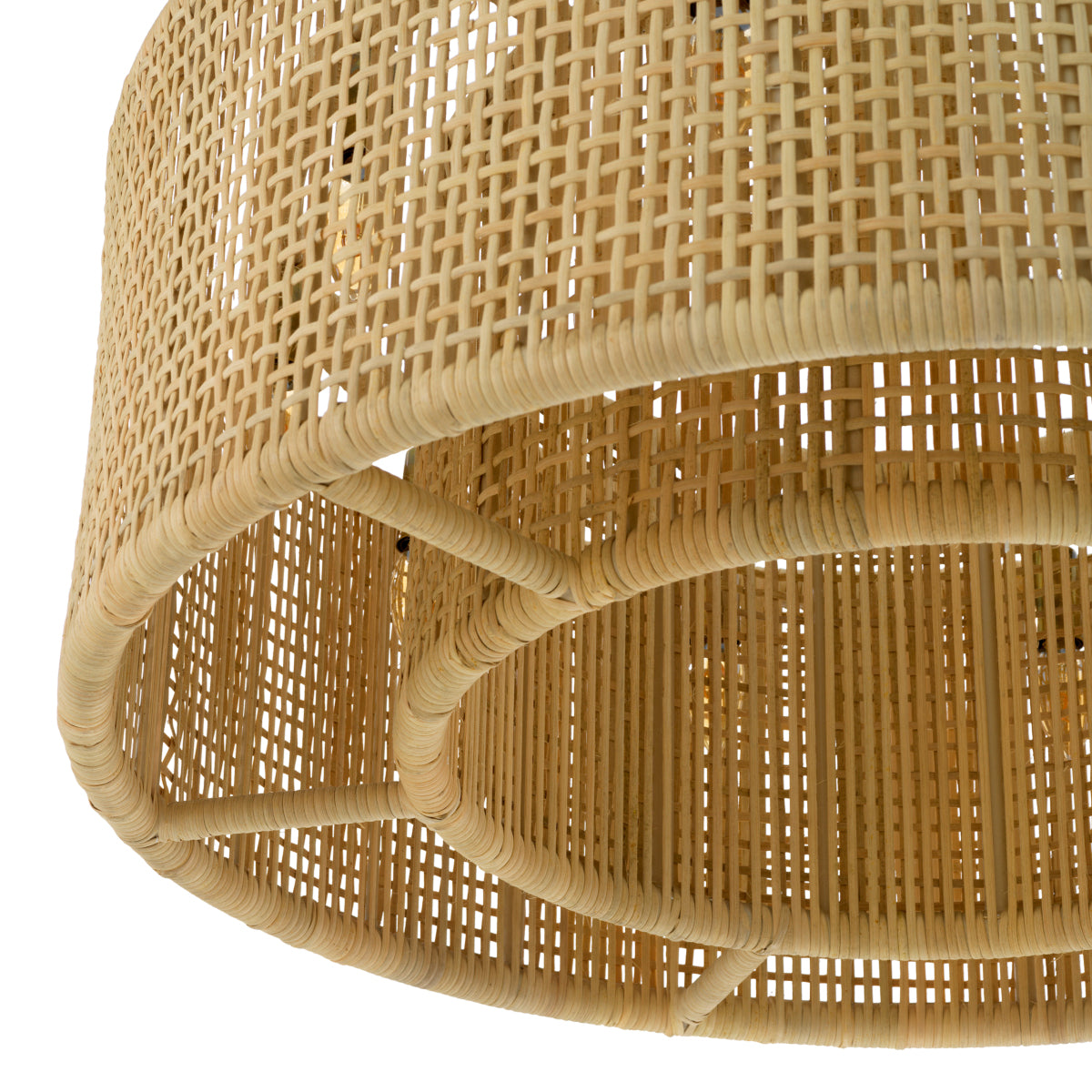 Natural Rattan Chandelier Bernardi | Eichholtz Miami