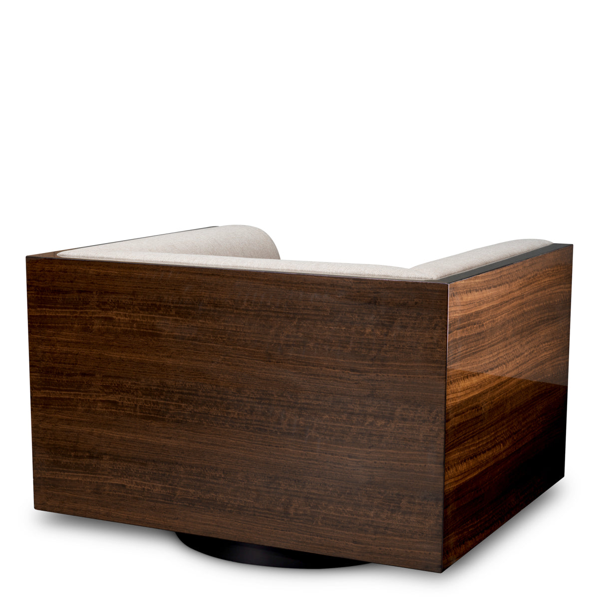 Eucalyptus Veneer Swivel Chair Sebastian | Eichholtz Miami