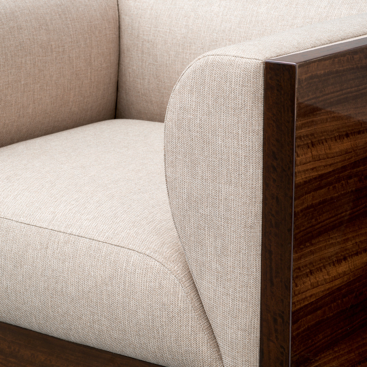 Eucalyptus Veneer Swivel Chair Sebastian | Eichholtz Miami