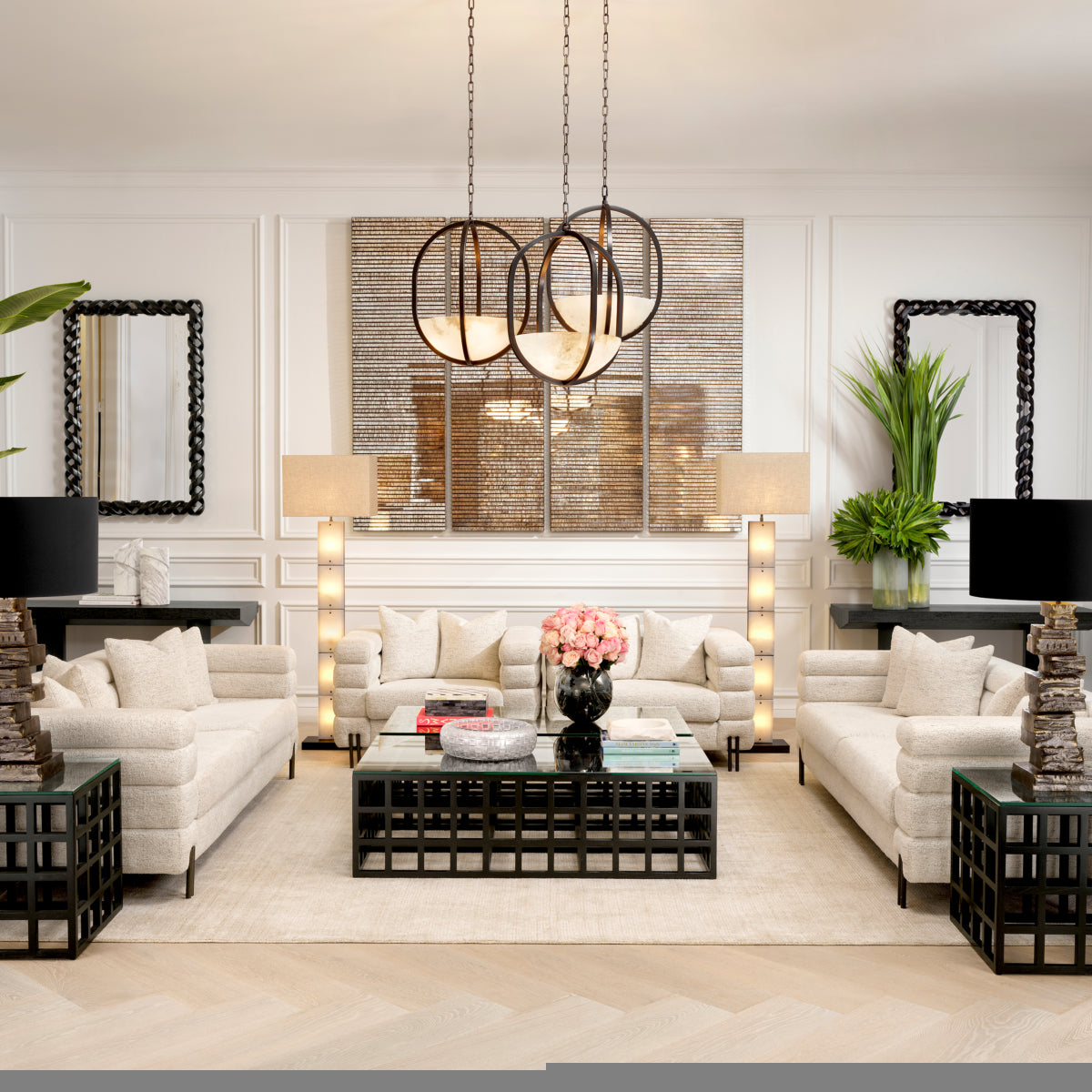 Alabaster Floor Lamp Ortiz | Eichholtz Miami