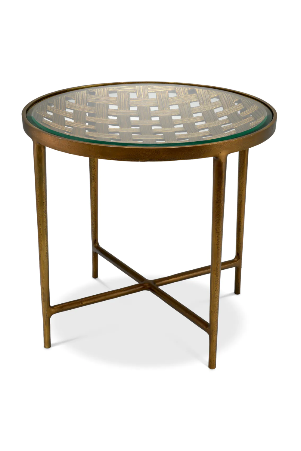 Woven Design Side Table Sorrento | Eichholtz Miami