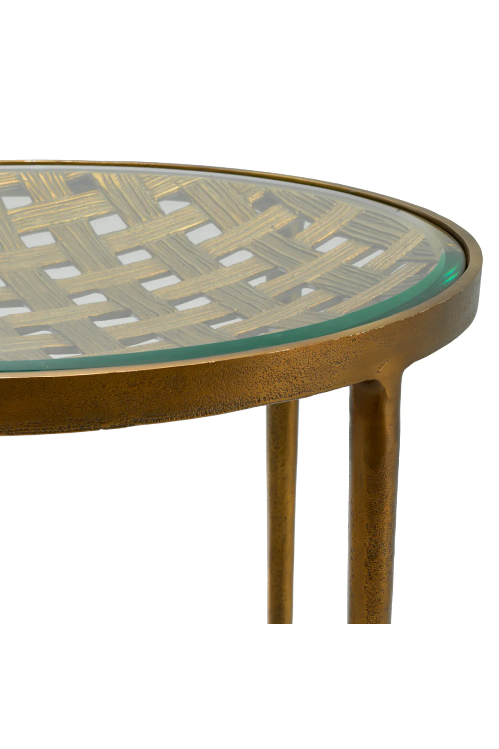 Woven Design Side Table Sorrento | Eichholtz Miami