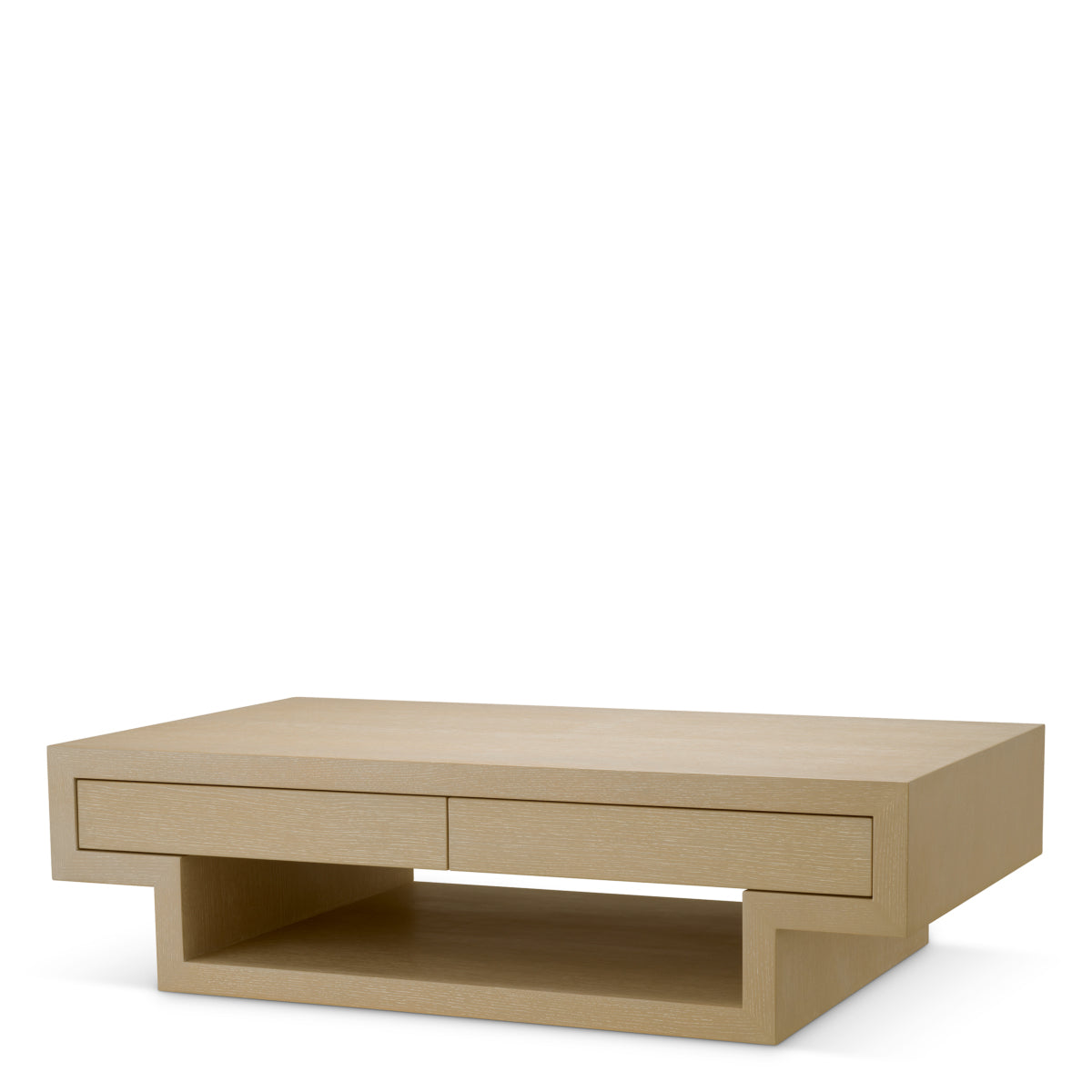 Wooden 2-Drawer Coffee Table Rialto | Eichholtz Miami
