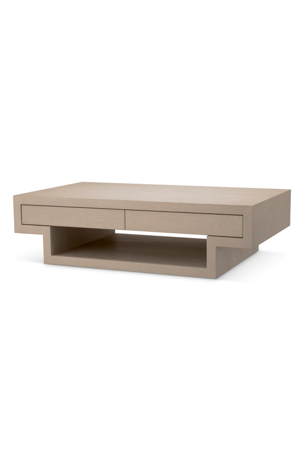 Wooden 2-Drawer Coffee Table Rialto | Eichholtz Miami