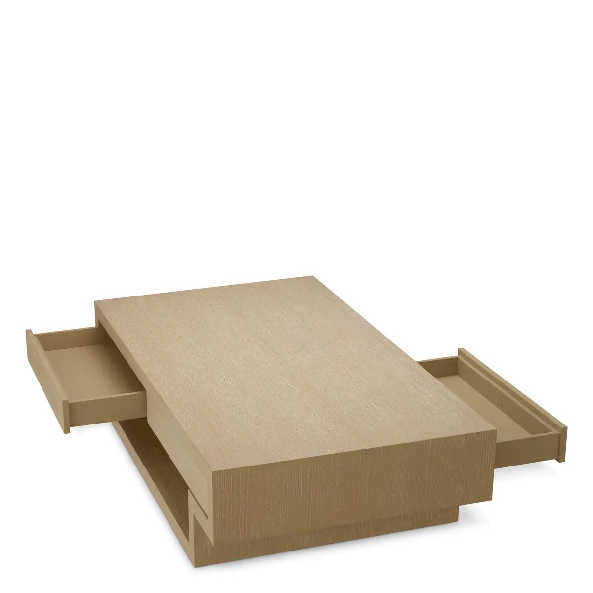 Wooden 2-Drawer Coffee Table Rialto | Eichholtz Miami