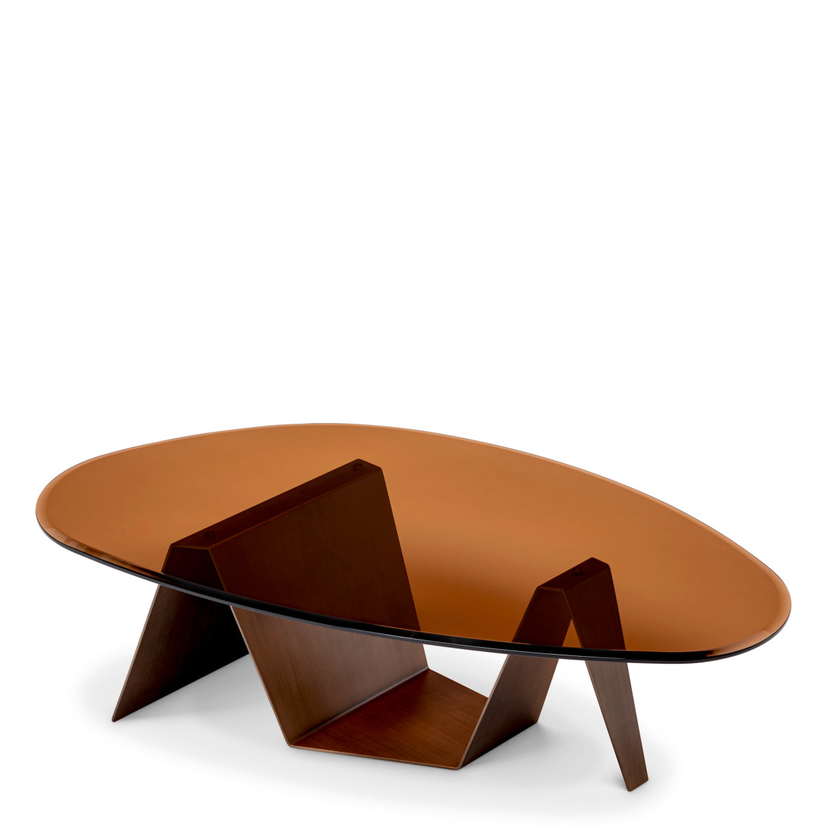 Oval Glass Coffee Table Lavello | Eichholtz Miami