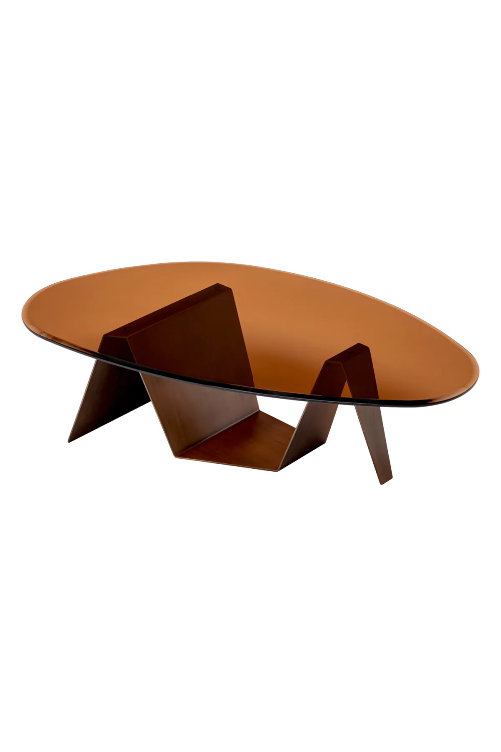Oval Glass Coffee Table Lavello | Eichholtz Miami