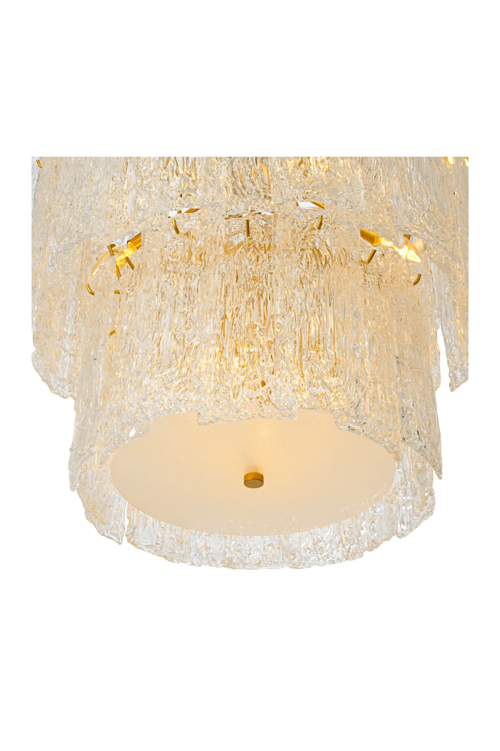 Glass Layered Chandelier Almeria | Eichholtz Miami