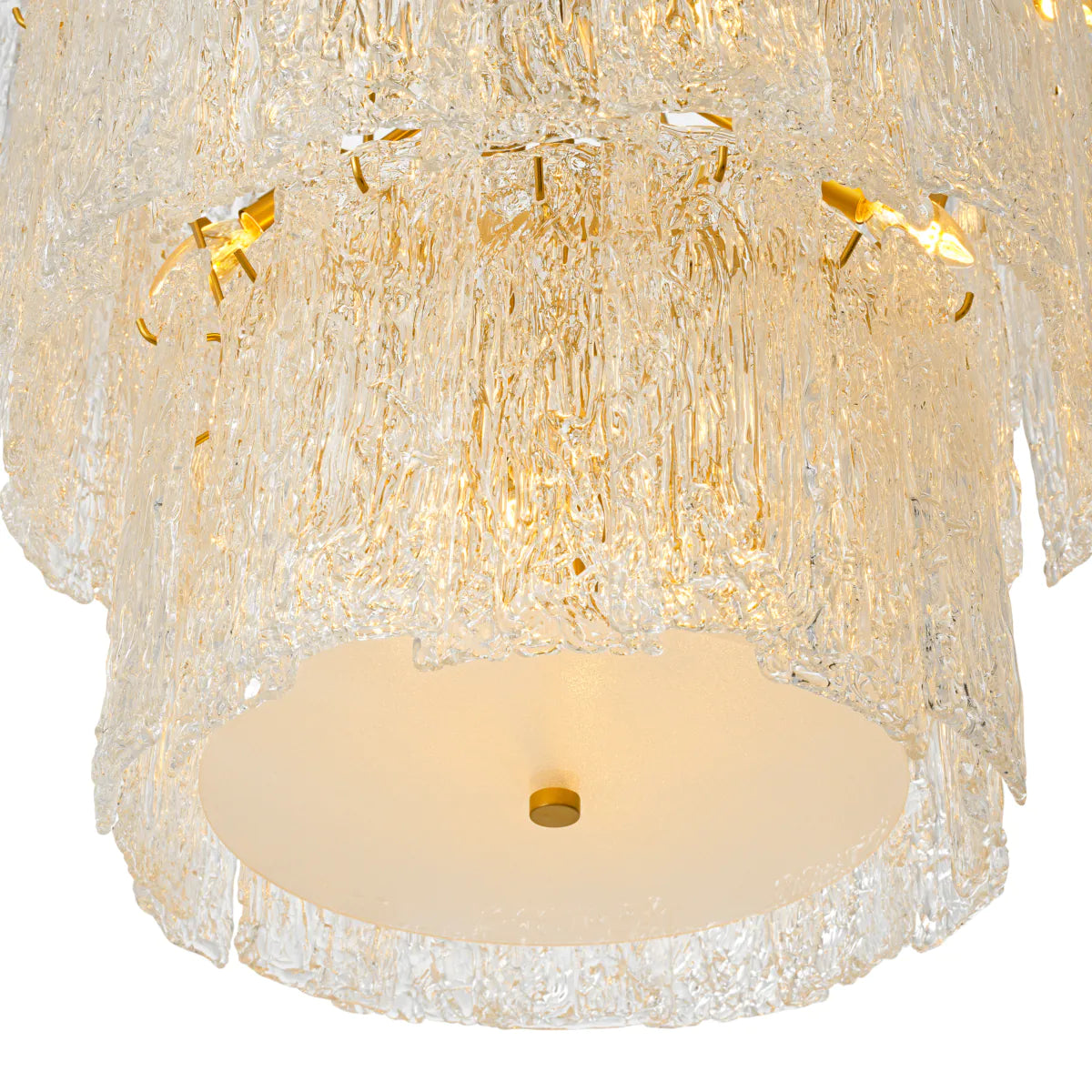 Glass Layered Chandelier Almeria | Eichholtz Miami