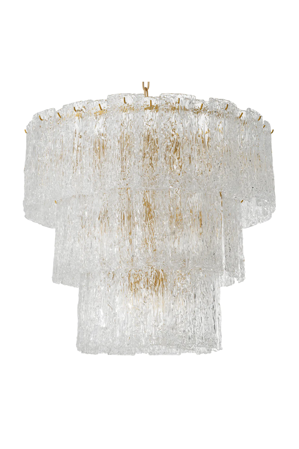 Glass Layered Chandelier Almeria | Eichholtz Miami