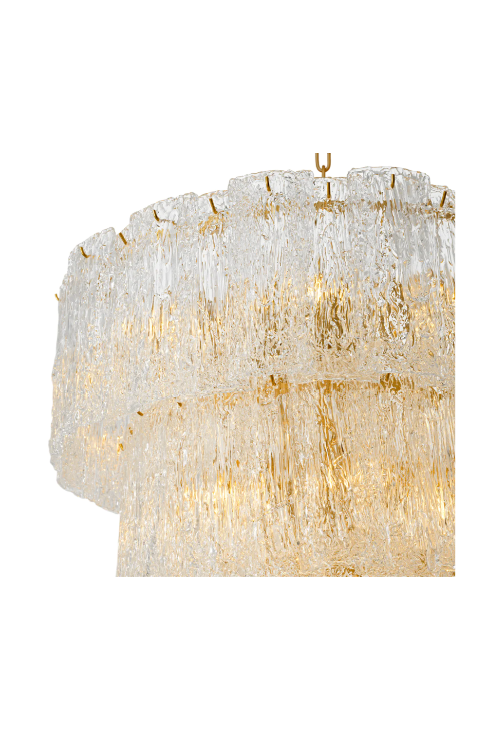 Glass Layered Chandelier Almeria | Eichholtz Miami