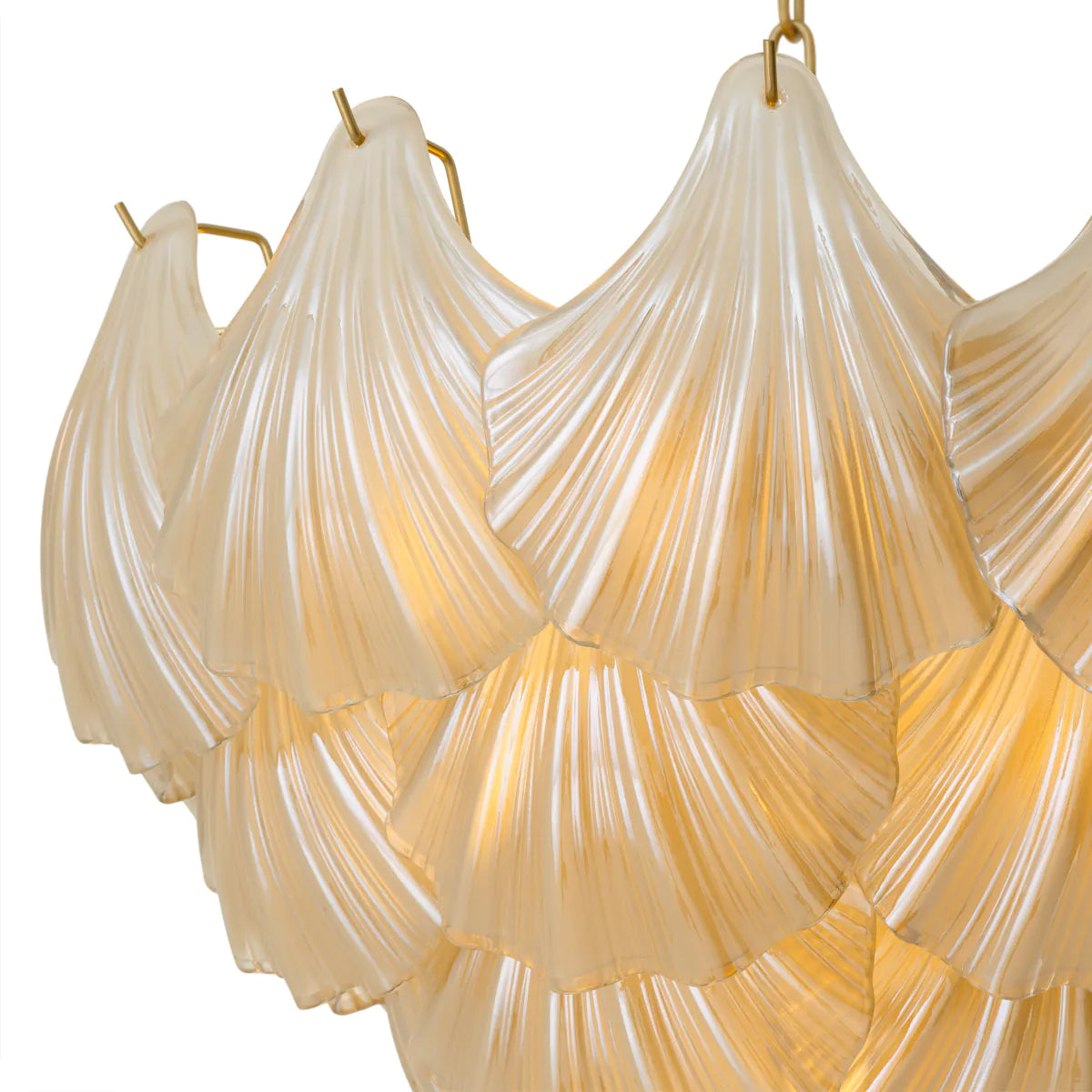 Glass Layered Chandelier Ibiza | Eichholtz Miami