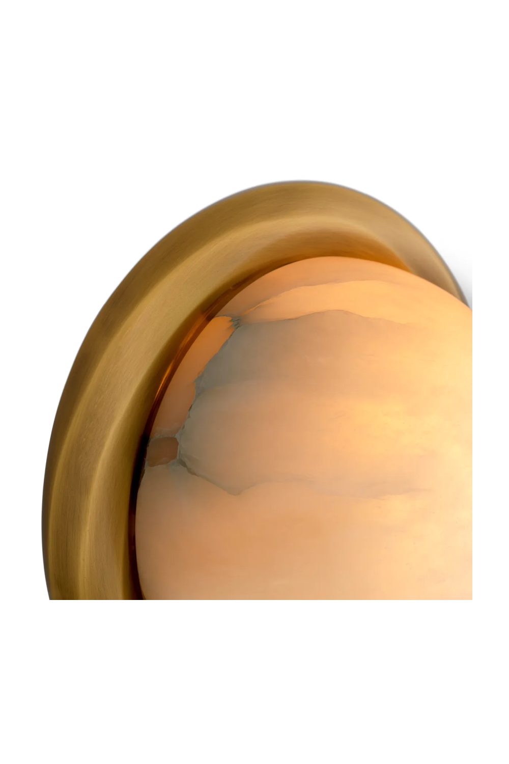 Round Alabaster Wall Lamp Vigo | Eichholtz Miami