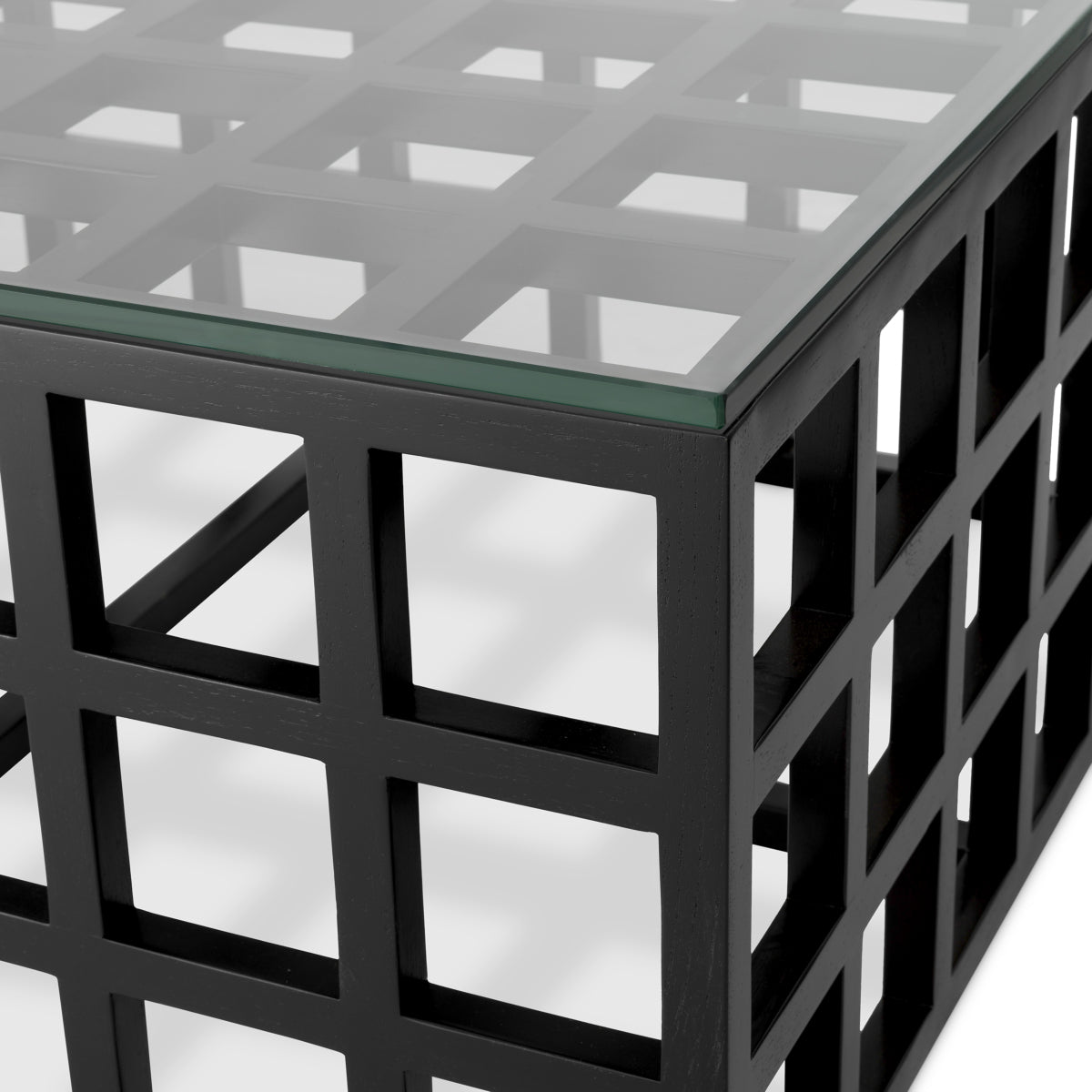 Black Framework Coffee Table Cubico | Eichholtz Miami
