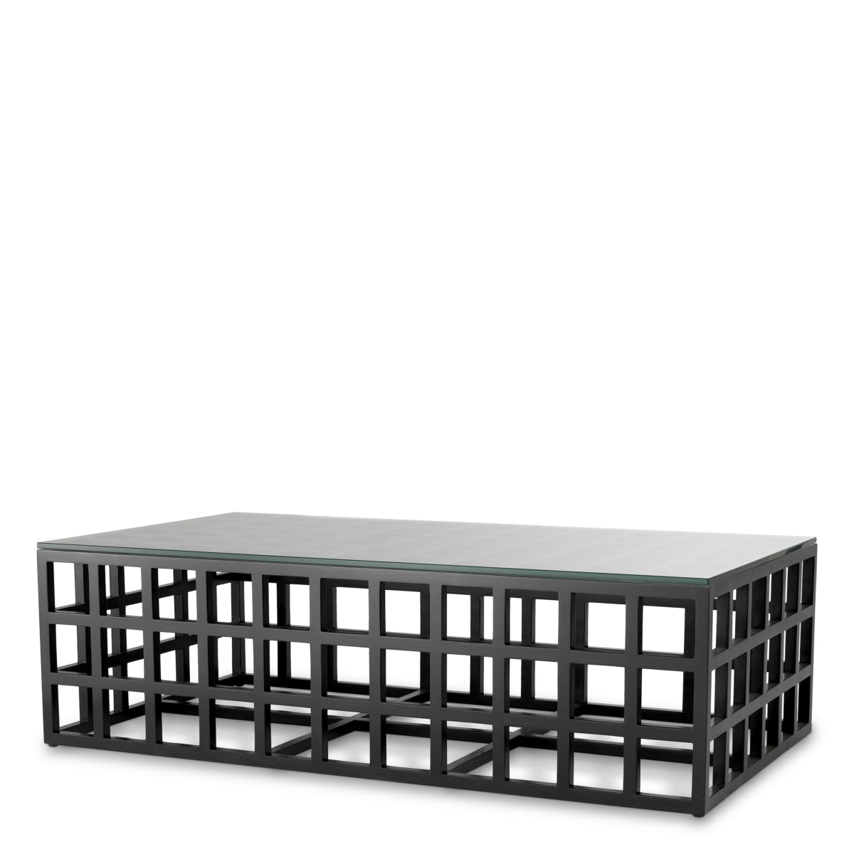 Black Framework Coffee Table Cubico | Eichholtz Miami