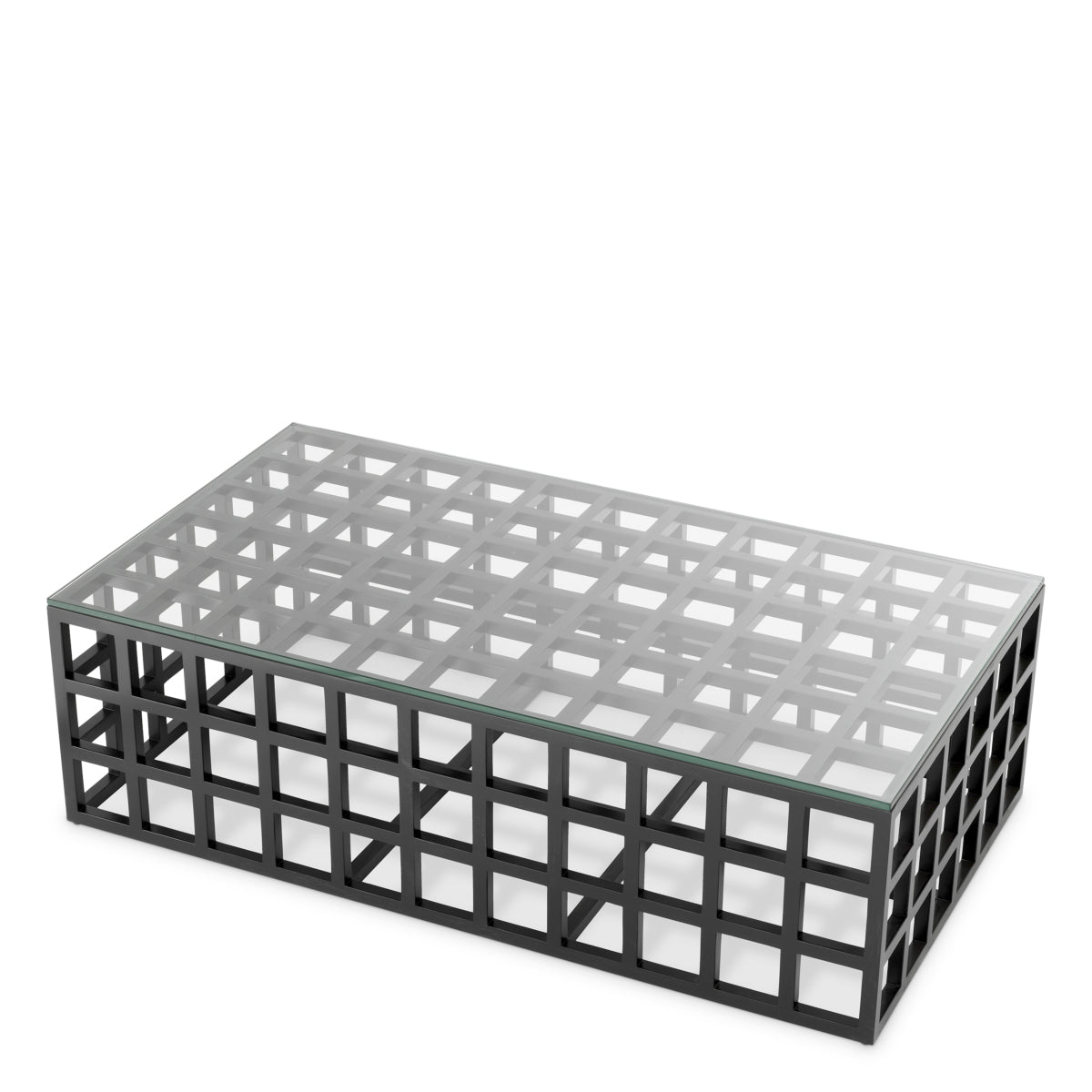 Black Framework Coffee Table Cubico | Eichholtz Miami
