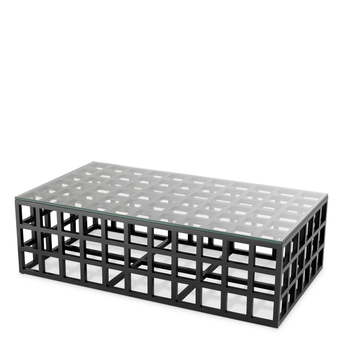 Black Framework Coffee Table Cubico | Eichholtz Miami