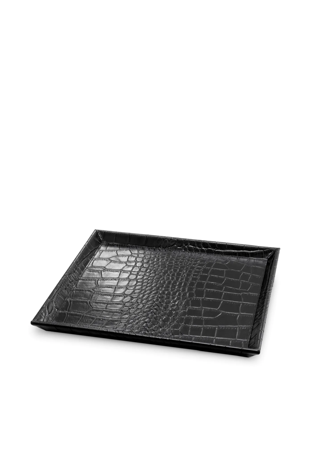 Croco Leather Trays (2) Scaleo | Eichholtz Miami