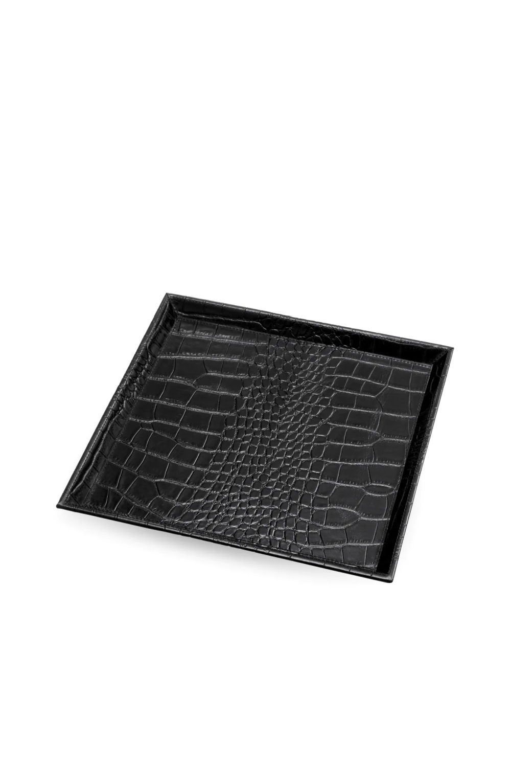 Croco Leather Trays (2) Scaleo | Eichholtz Miami