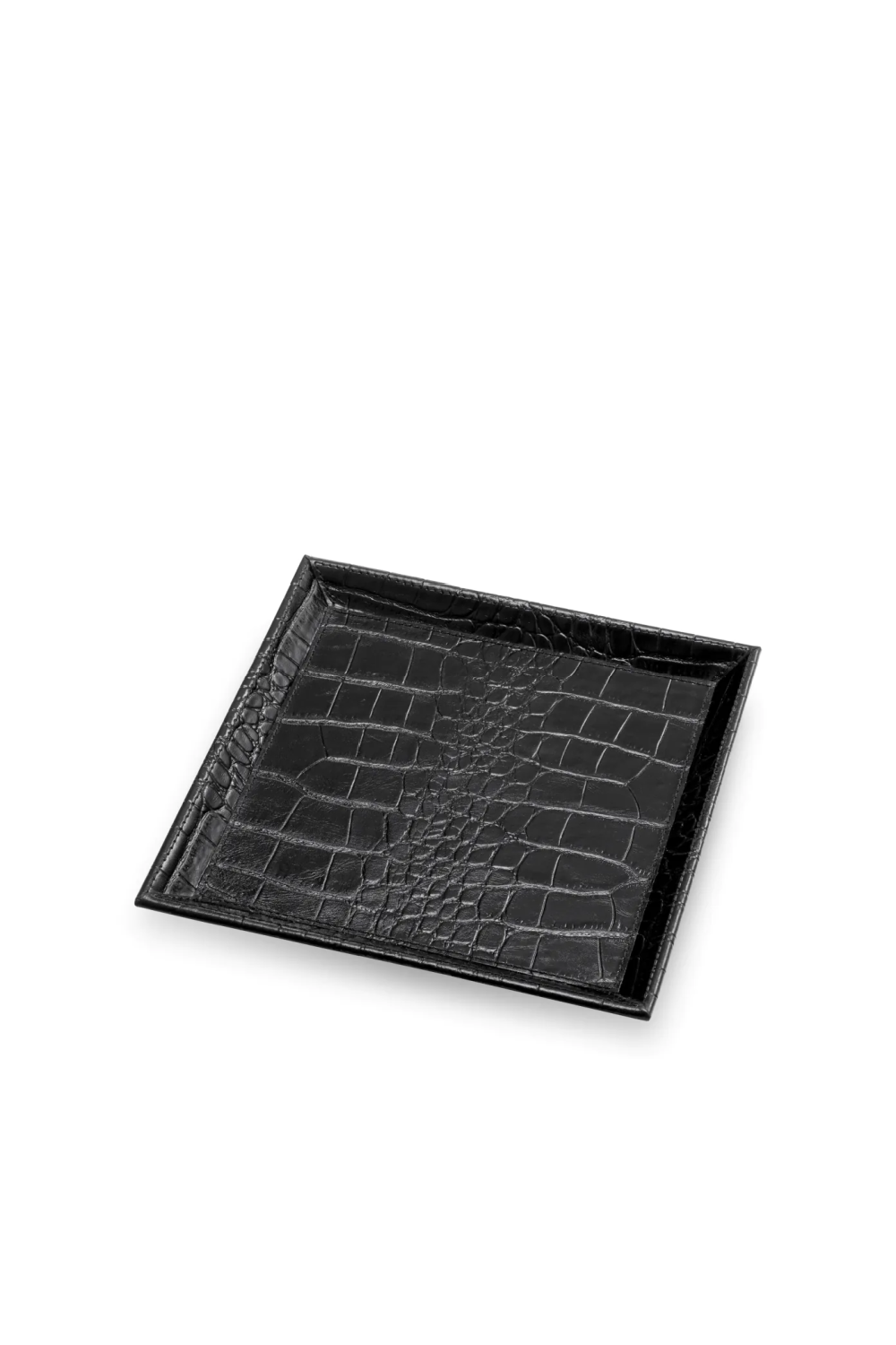 Croco Leather Trays (2) Scaleo | Eichholtz Miami