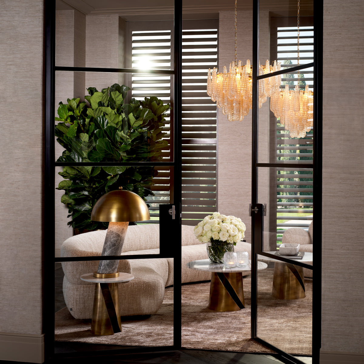 Marble Bend Table Lamp Daniel | Eichholtz Miami