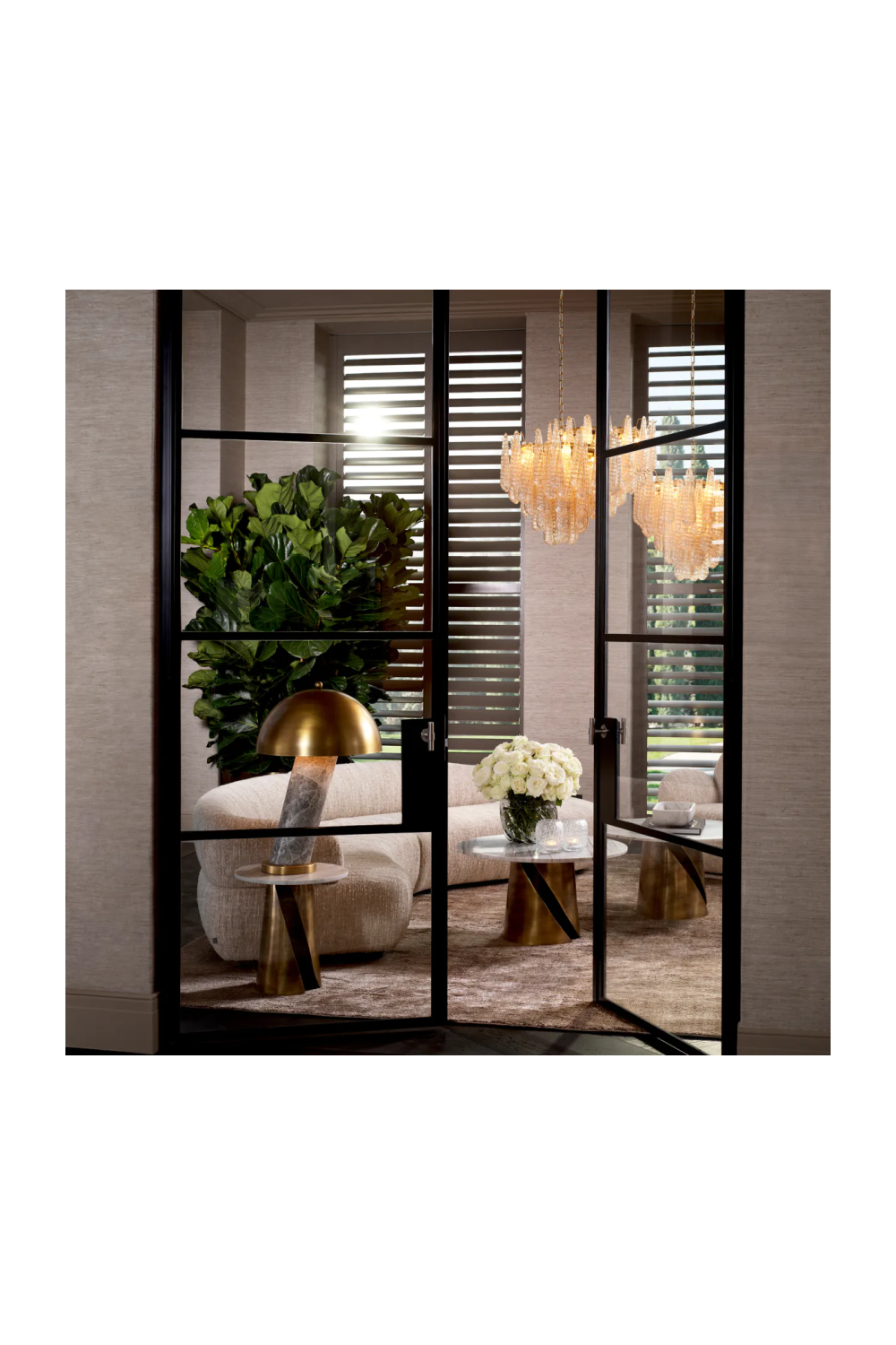 Marble Bend Table Lamp Daniel | Eichholtz Miami