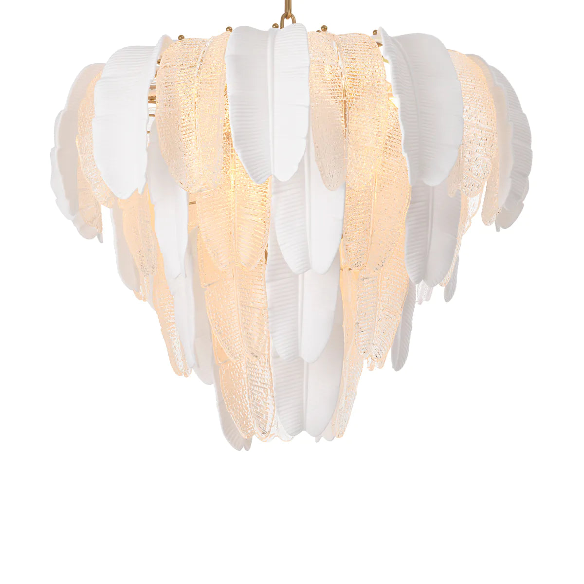 Glass Layered Chandelier Saint Lucia | Eichholtz Miami