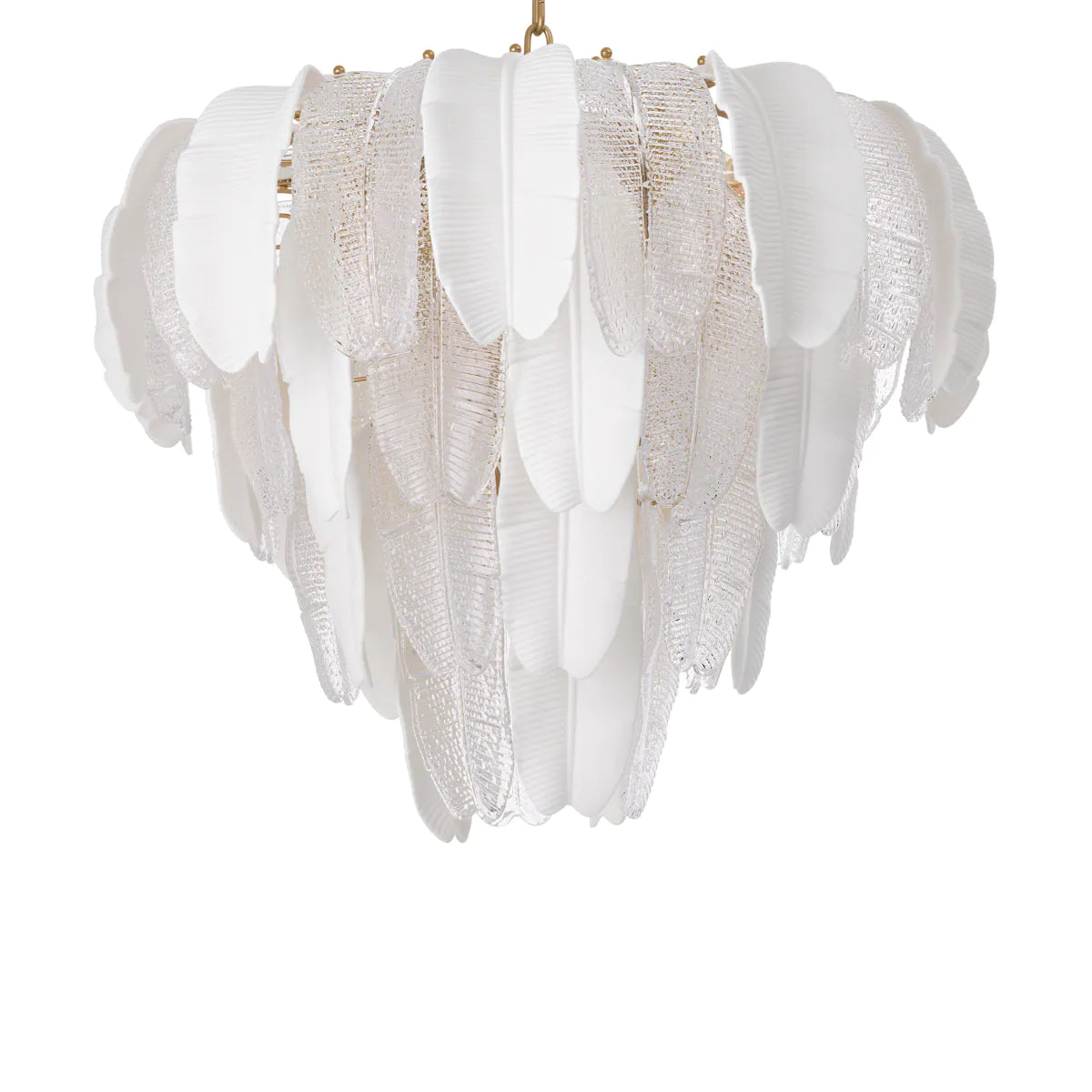 Glass Layered Chandelier Saint Lucia | Eichholtz Miami
