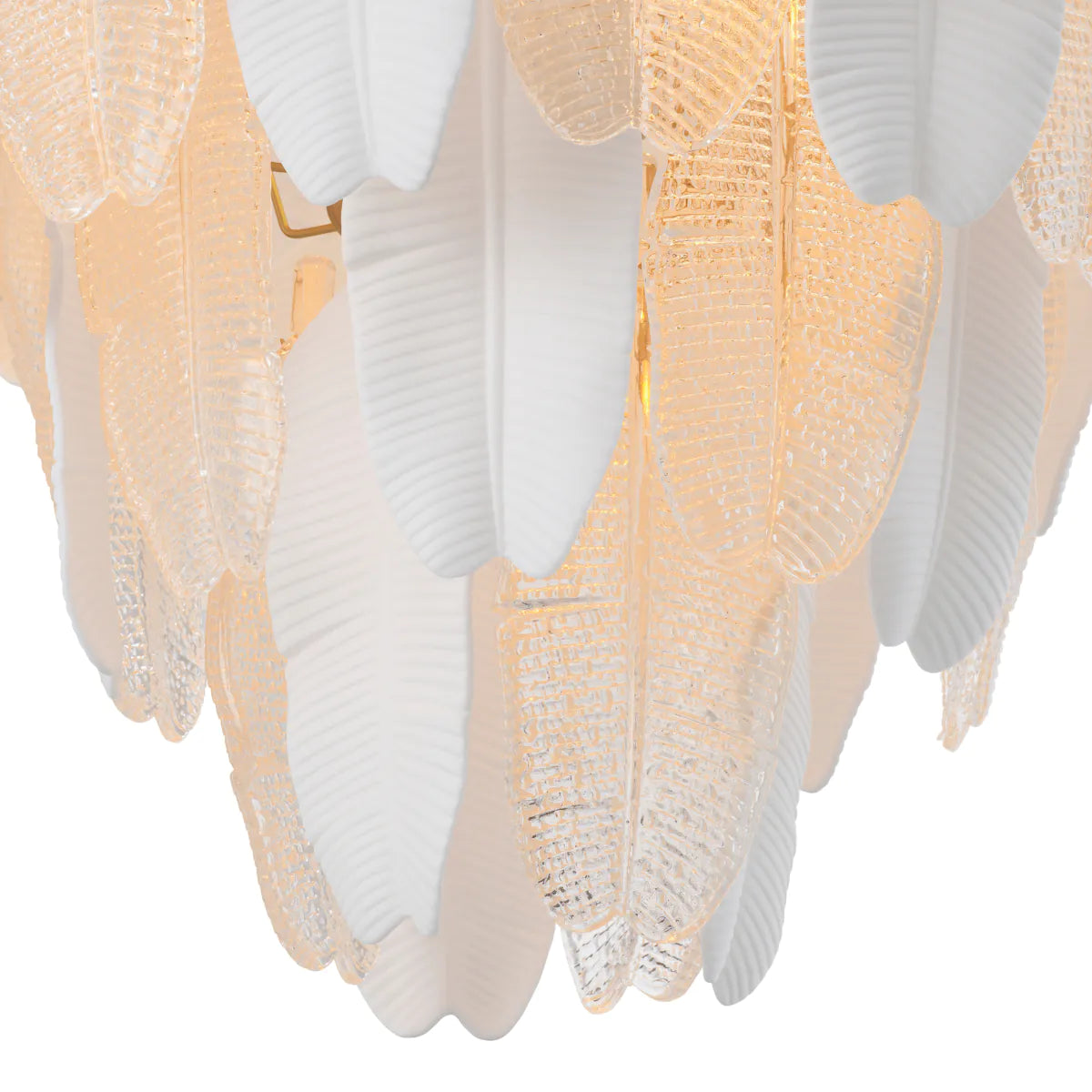 Glass Layered Chandelier Saint Lucia | Eichholtz Miami