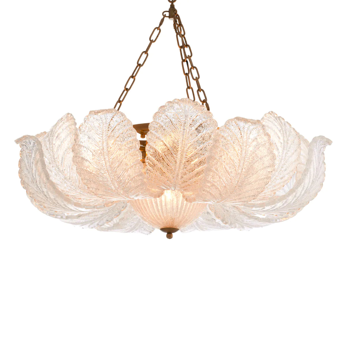 Glass Leaf Chandelier Cabrillo | Eichholtz Miami