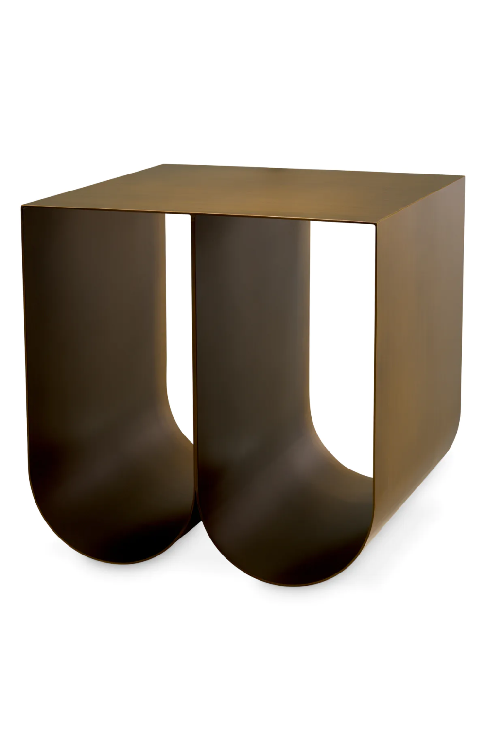 Brushed Brass Side Table Rafaello | Eichholtz Miami