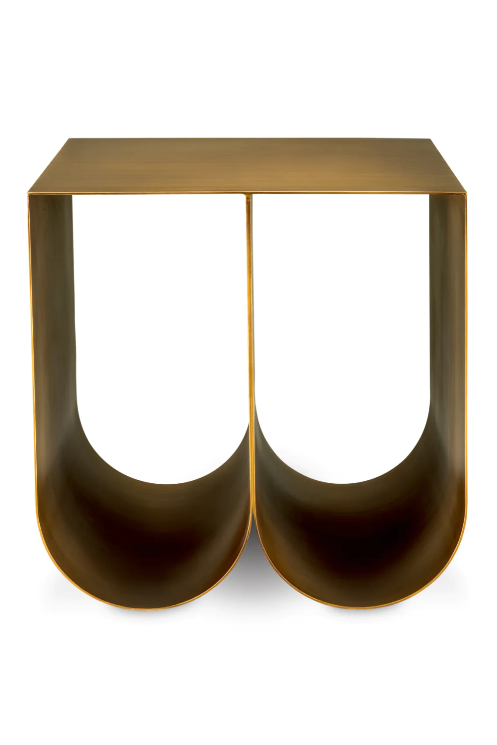 Brushed Brass Side Table Rafaello | Eichholtz Miami