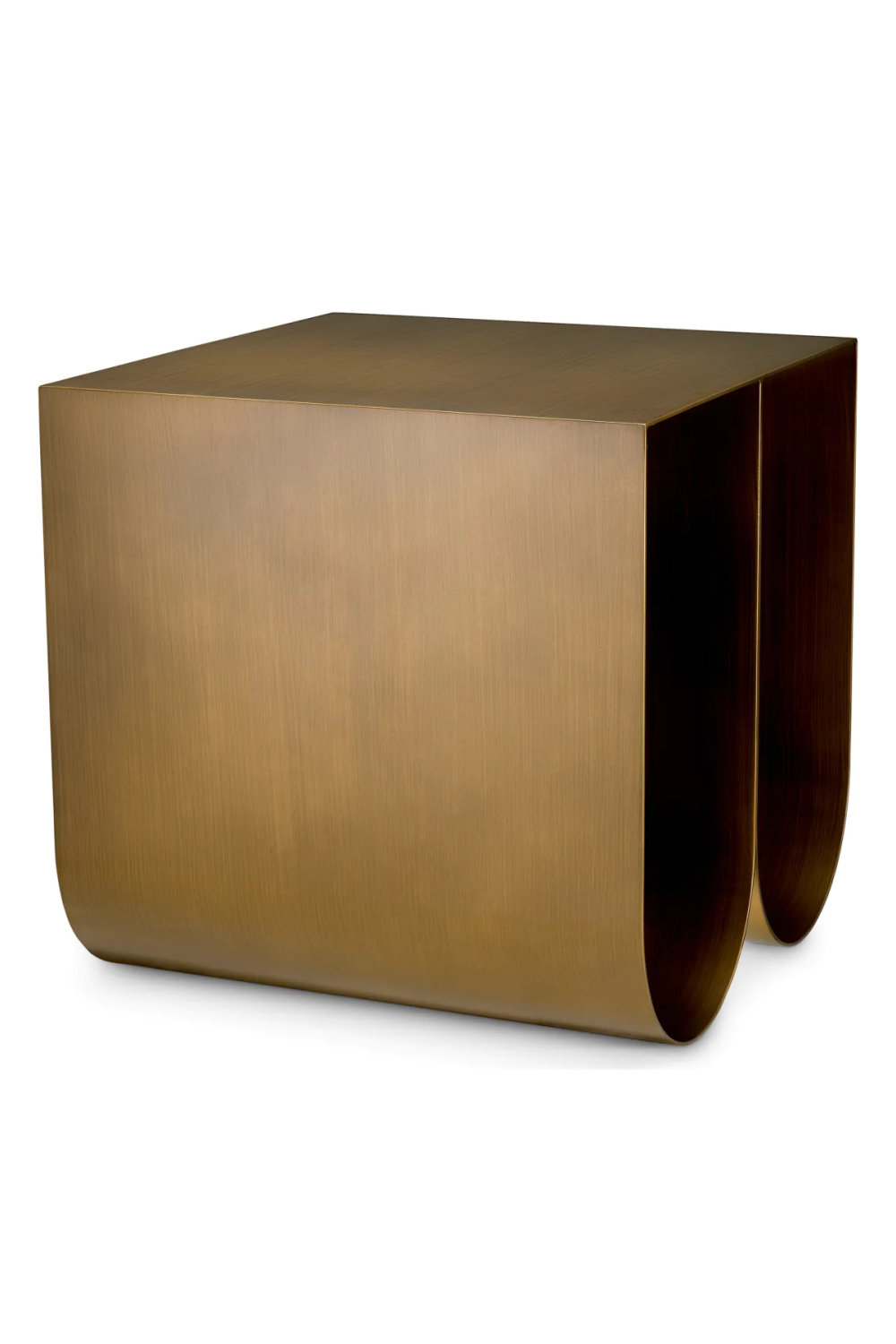 Brushed Brass Side Table Rafaello | Eichholtz Miami