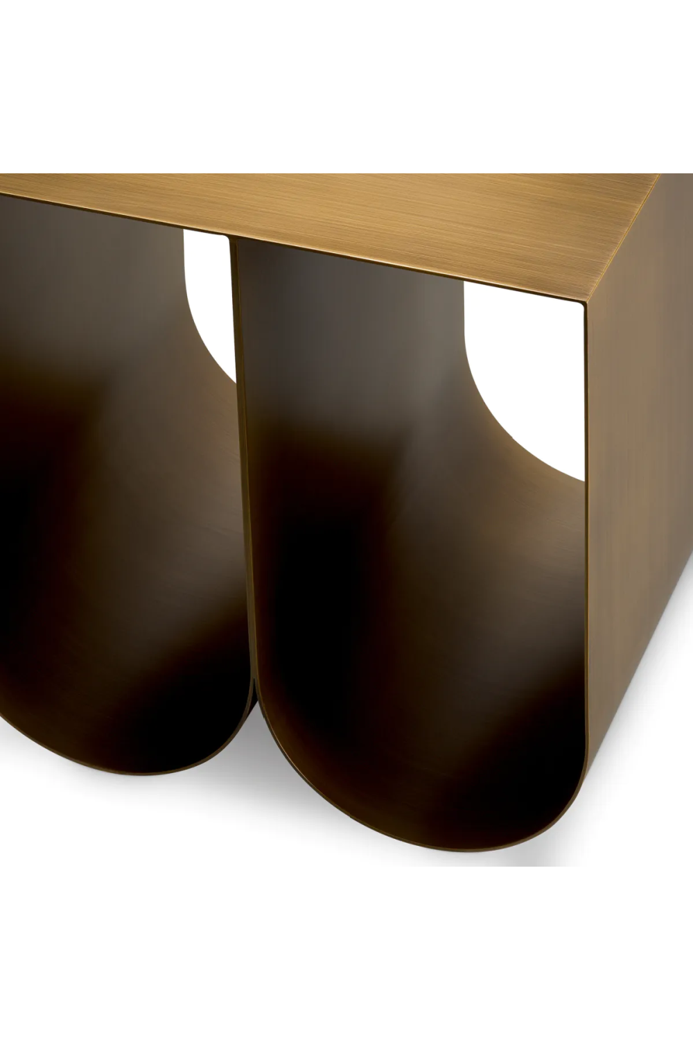 Brushed Brass Side Table Rafaello | Eichholtz Miami