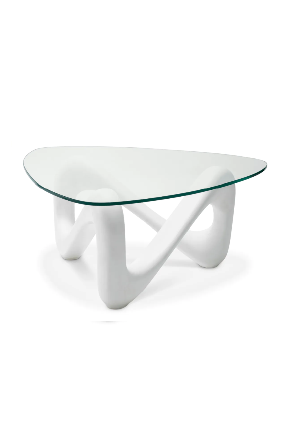 Off-White Sculptural Coffee Table Aventura | Eichholtz Miami