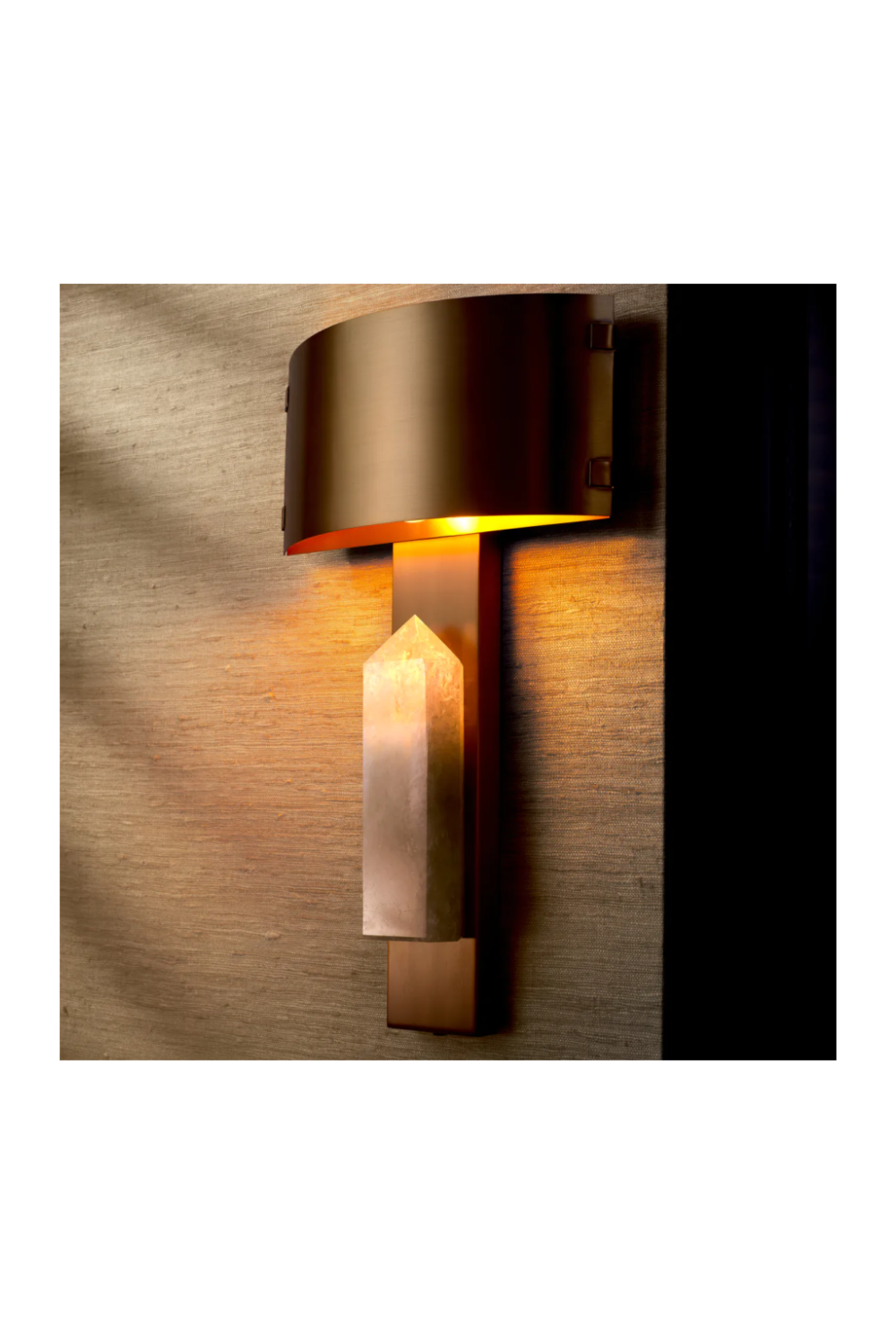 Rock Crystal Wall Lamp Evora | Eichholtz Miami