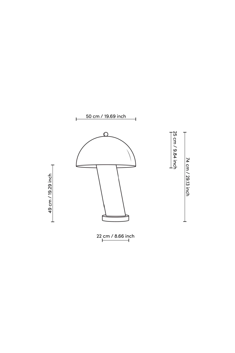 Marble Bend Table Lamp Daniel | Eichholtz Miami