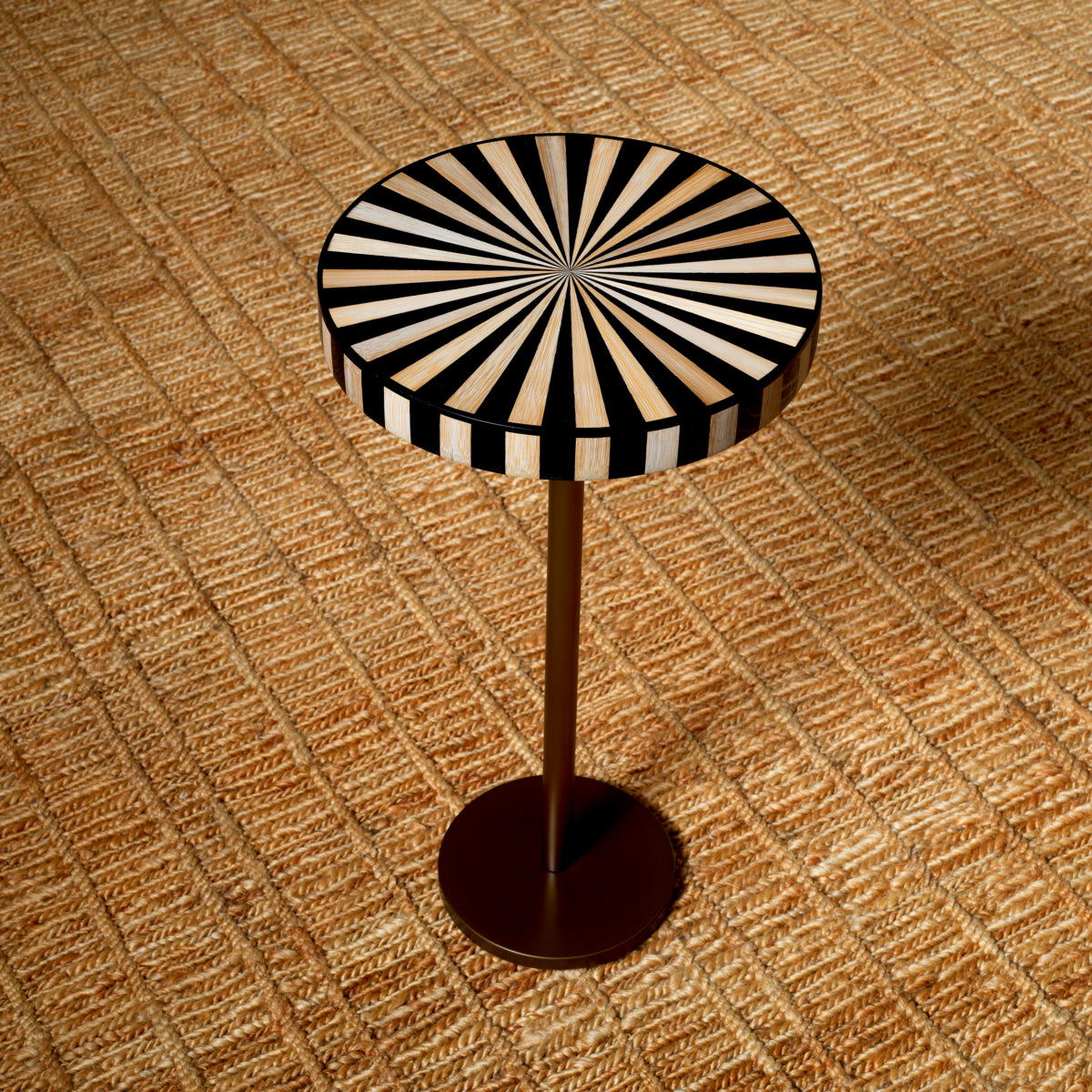 Striped Top Side Table Albany | Eichholtz Miami