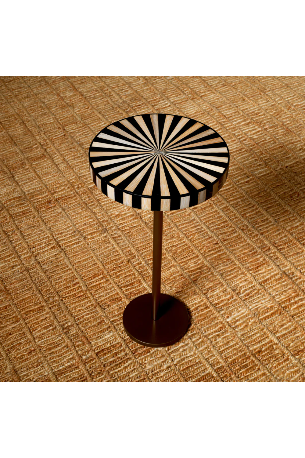 Striped Top Side Table Albany | Eichholtz Miami
