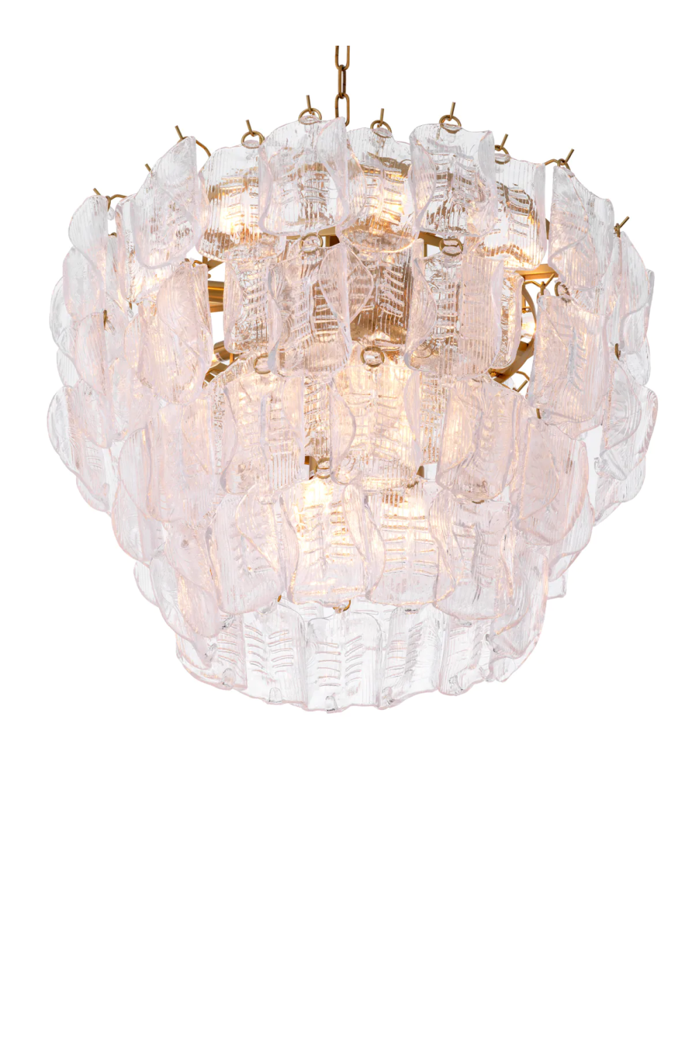 Tiered Glass Chandelier Solange | Eichholtz Miami