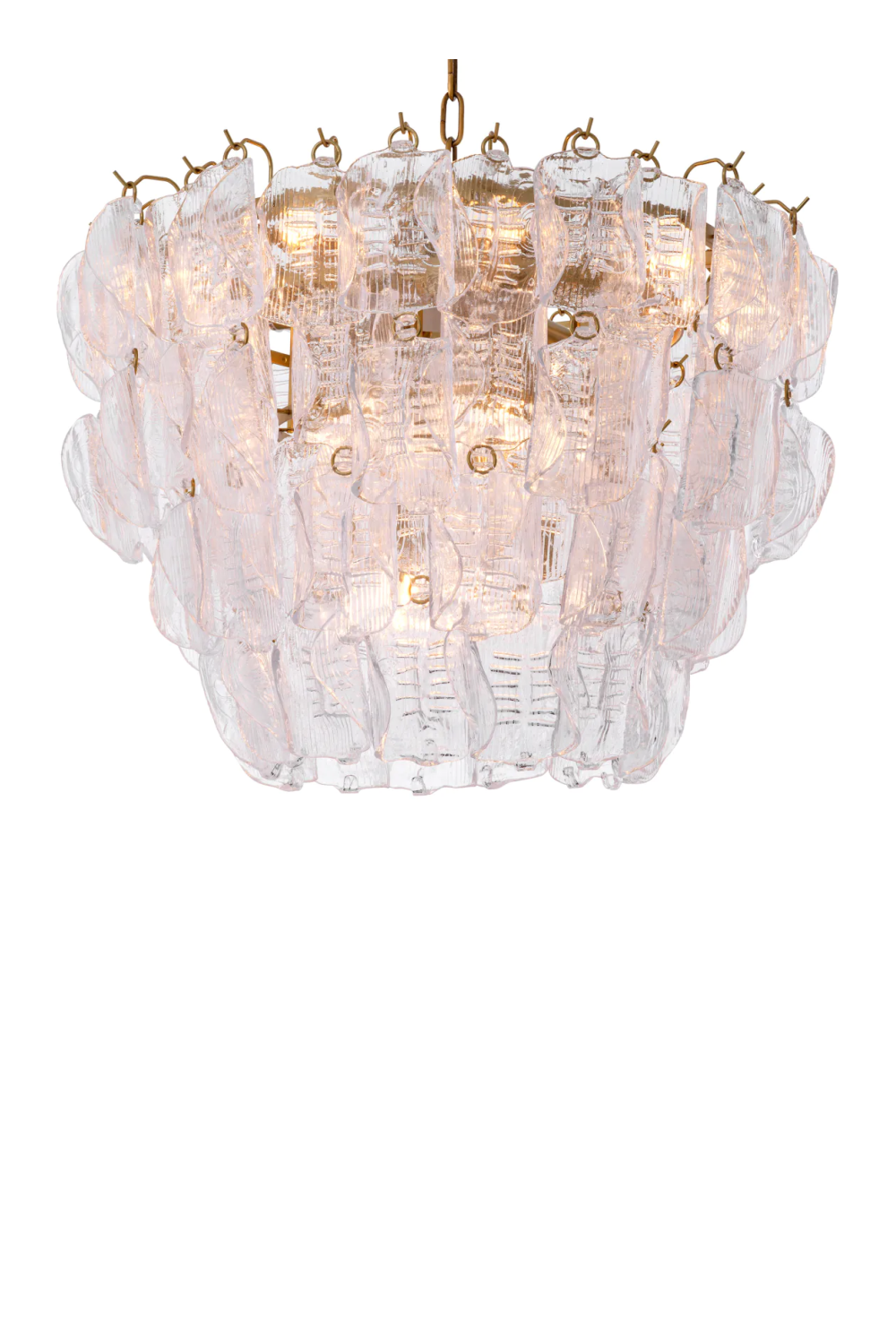 Tiered Glass Chandelier Solange | Eichholtz Miami