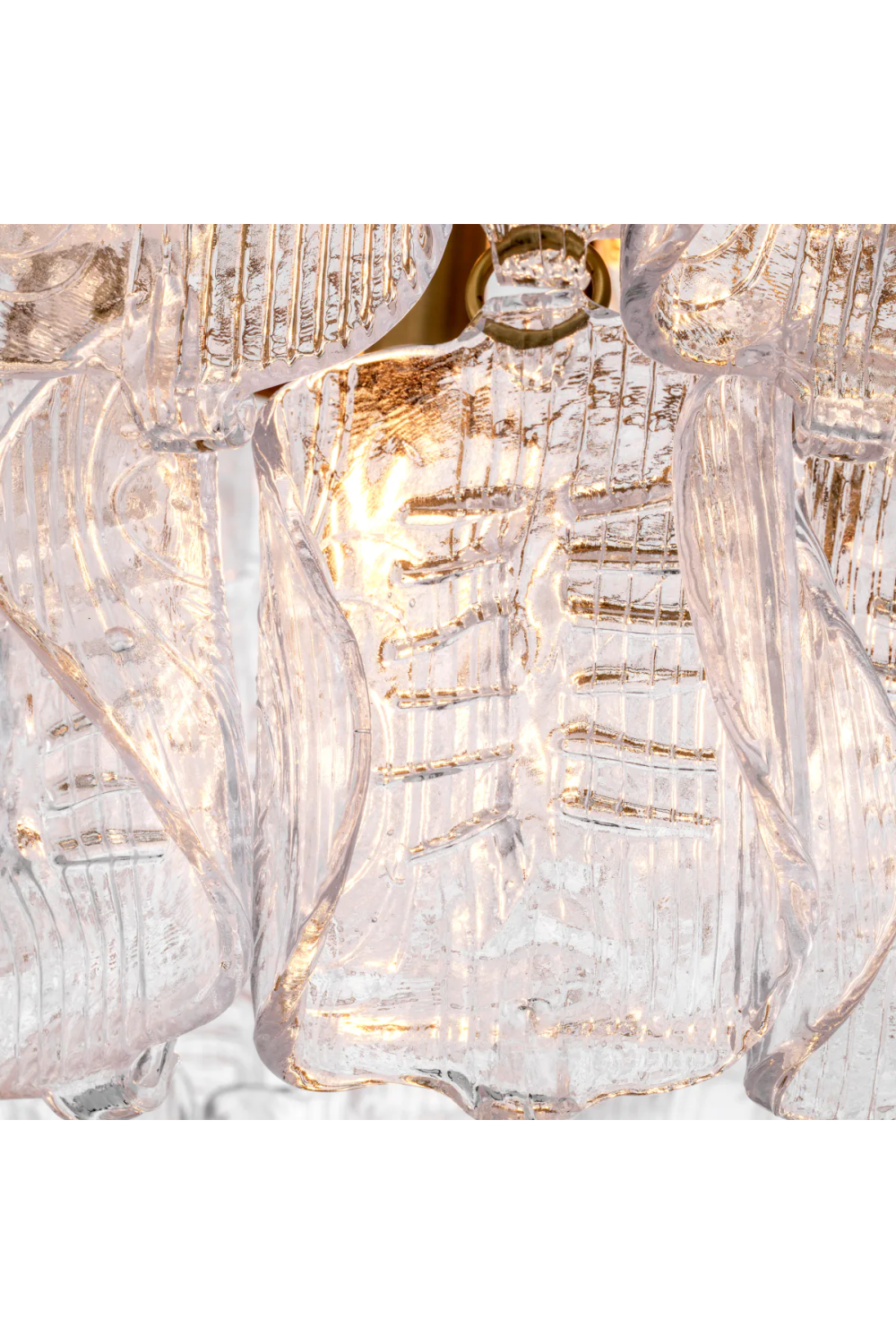 Tiered Glass Chandelier Solange | Eichholtz Miami