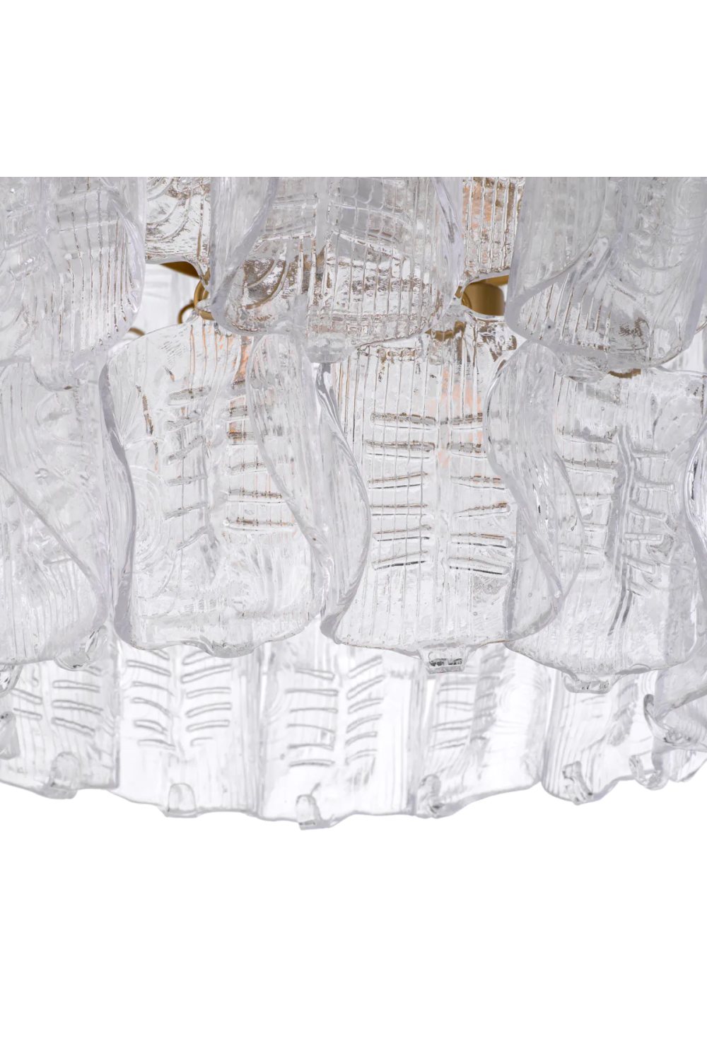 Tiered Glass Chandelier Solange | Eichholtz Miami