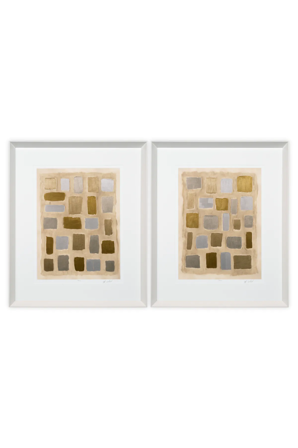 Minimalist Art Prints (2) Sand Shaped | Eichholtz Miami