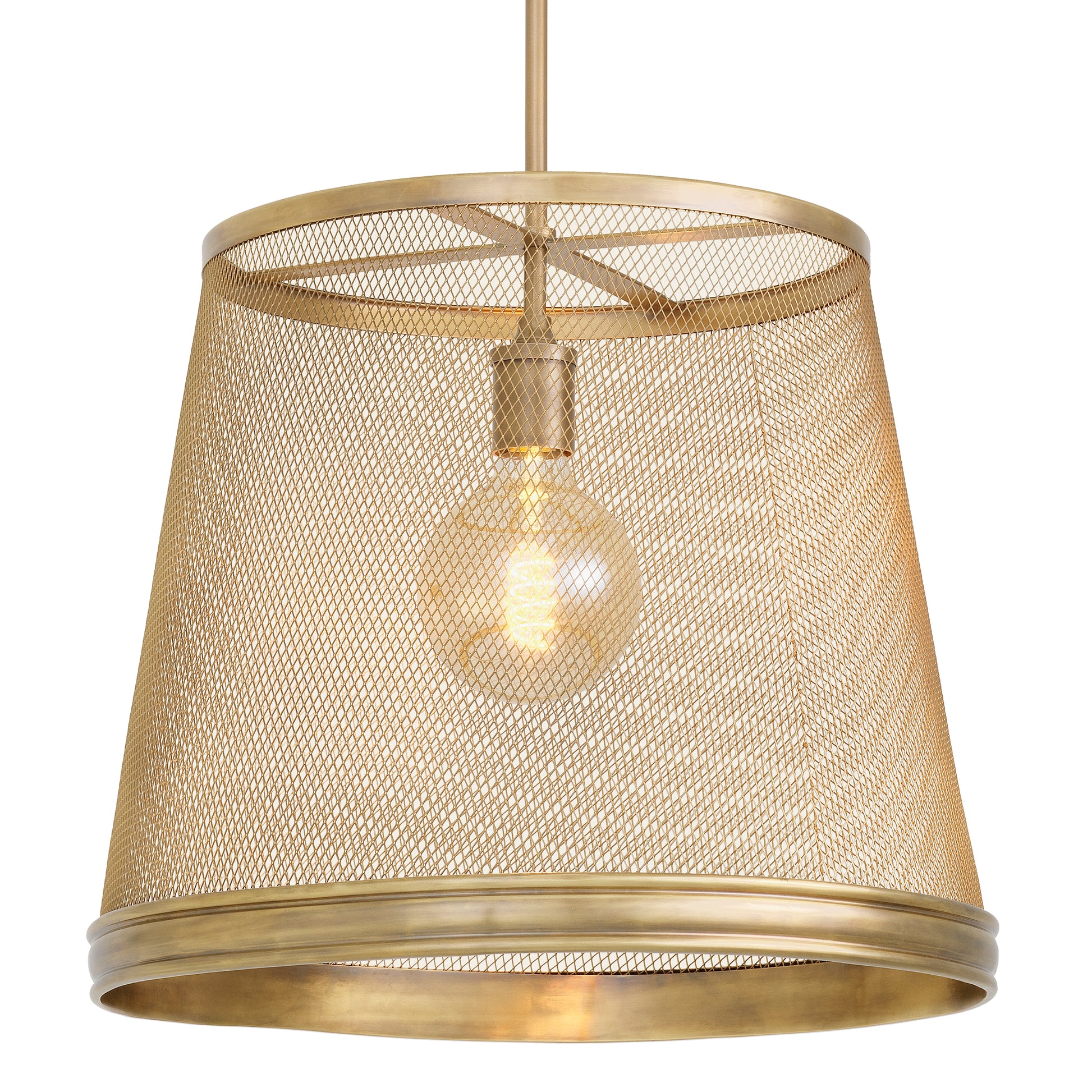Brass Mesh Pendant Colindale | Eichholtz Miami
