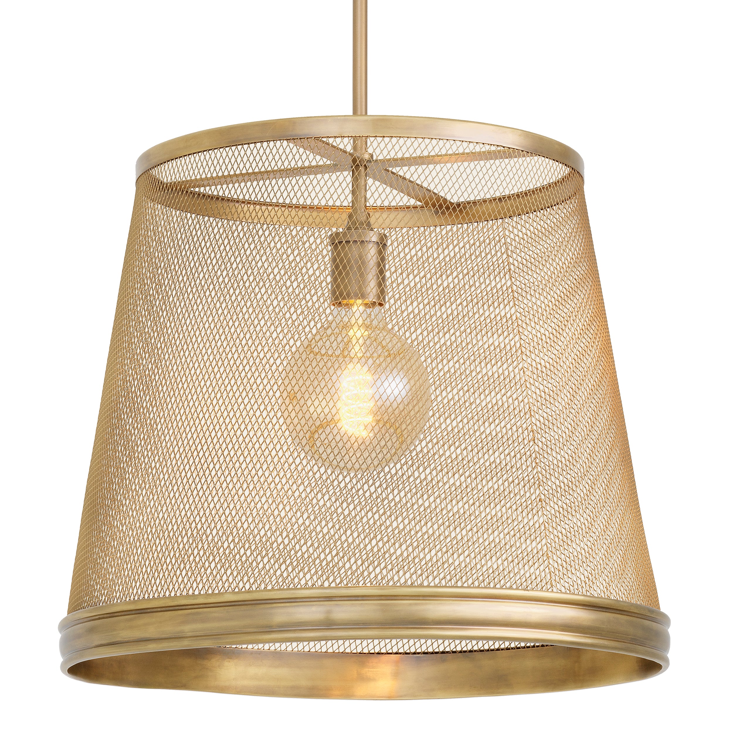 Brass Mesh Pendant Colindale | Eichholtz Miami