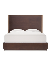 Brown Oak Bed Frame Camelot | Eichholtz Miami