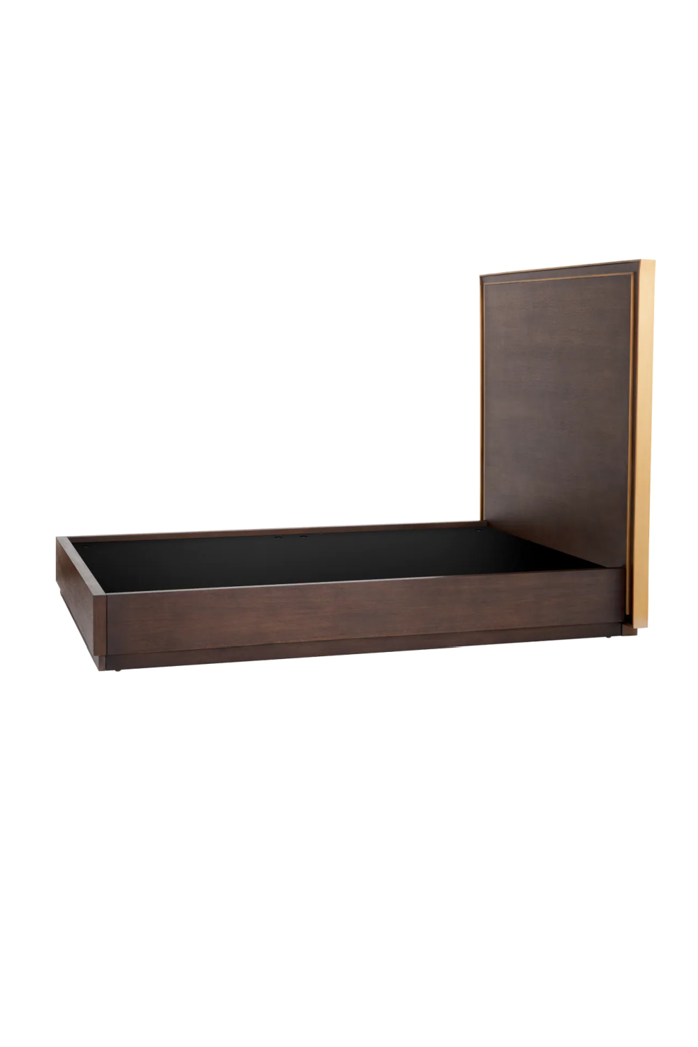 Brown Oak Bed Frame Camelot | Eichholtz Miami